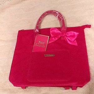Juicy Couture Velvet Pink Bag